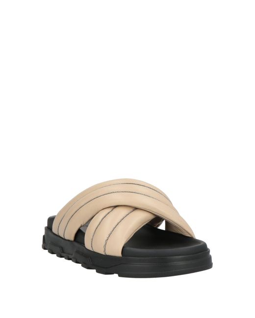 Fabiana Filippi White Sand Sandals Leather