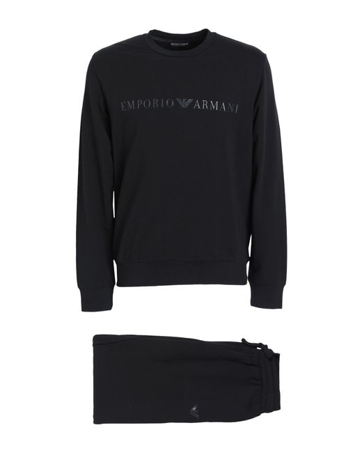 Emporio Armani Black Sleepwear for men