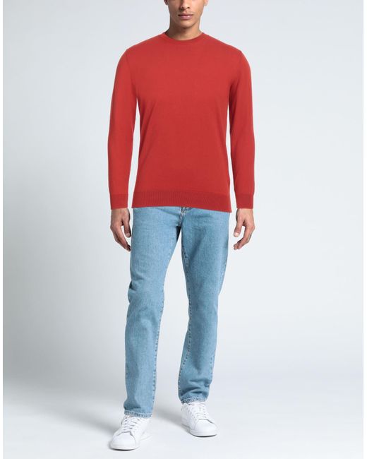 Paolo Pecora Red Jumper for men