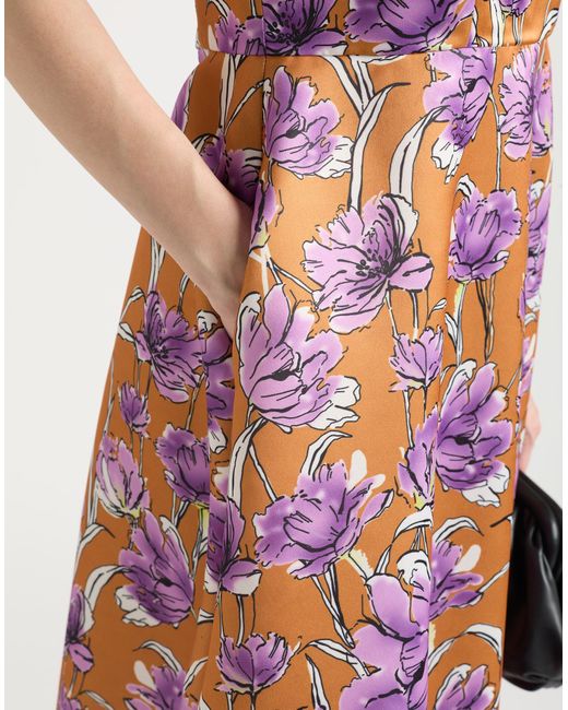 GIADA CURTI RESORT Red Midi Dress