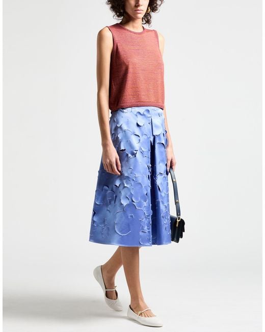 Marni Blue Midi Skirts
