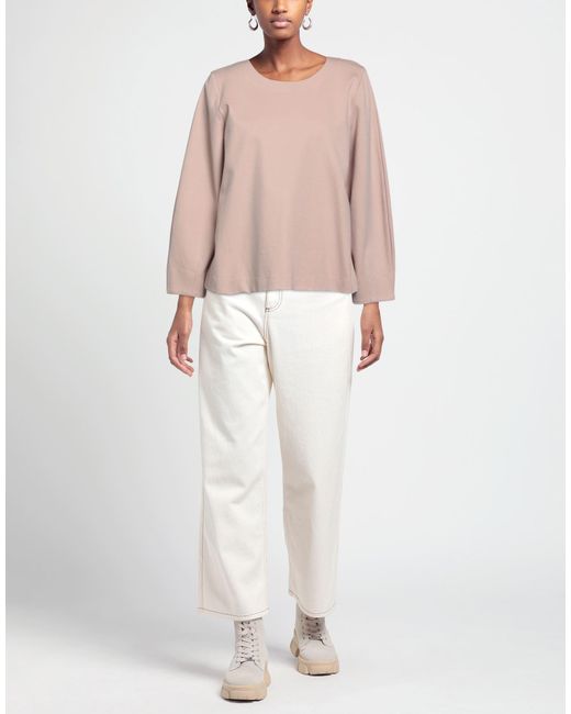 European Culture Pink Blush T-Shirt Viscose, Polyamide, Elastane