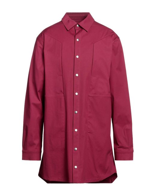 Rick Owens Red Overcoat & Trench Coat for men