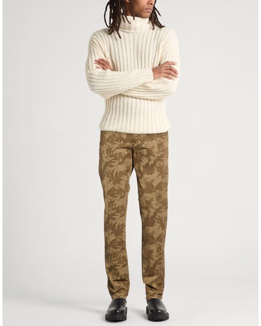 Incotex Natural Military Pants Cotton, Elastane for men