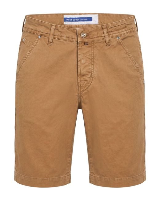 Jacob Cohen Natural Shorts & Bermuda Shorts Cotton, Elastane, Polyester for men