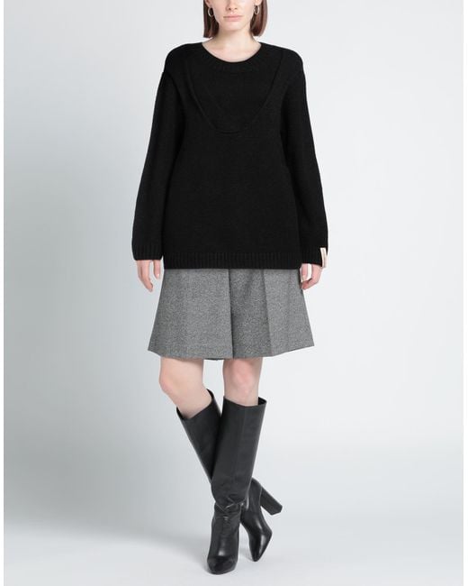 Mar De Margaritas Black Sweater Acrylic, Polyamide, Polyester, Viscose, Wool