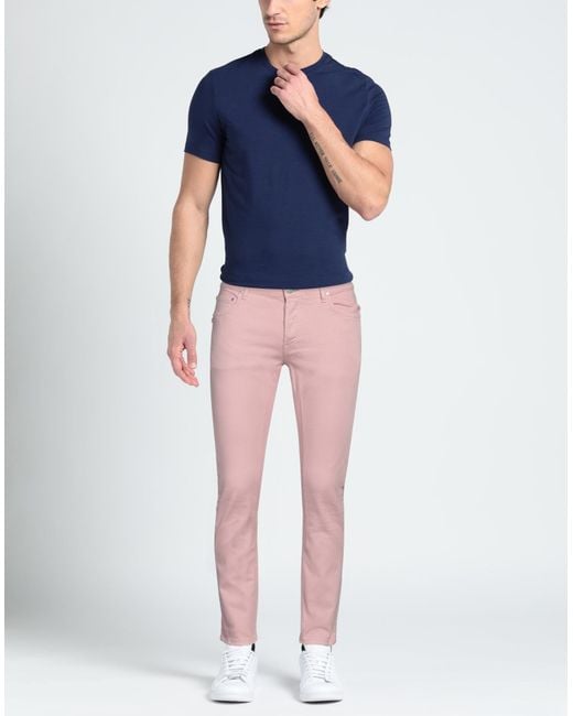 Daniele Alessandrini Pink Pants for men