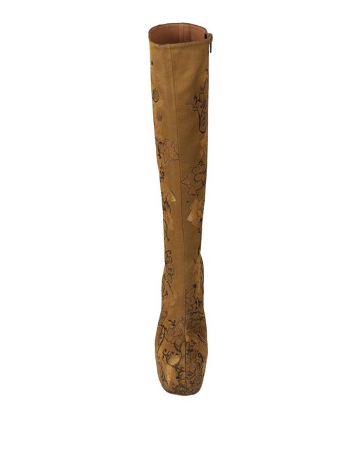 Dries Van Noten Brown Boot