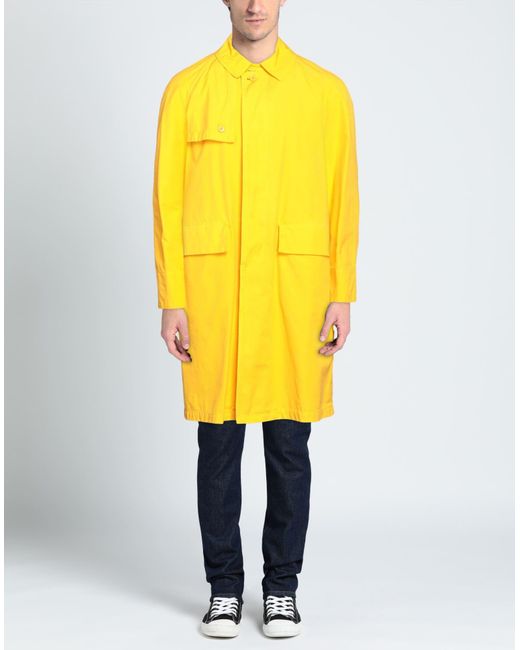 Paltò Yellow Overcoat & Trench Coat for men