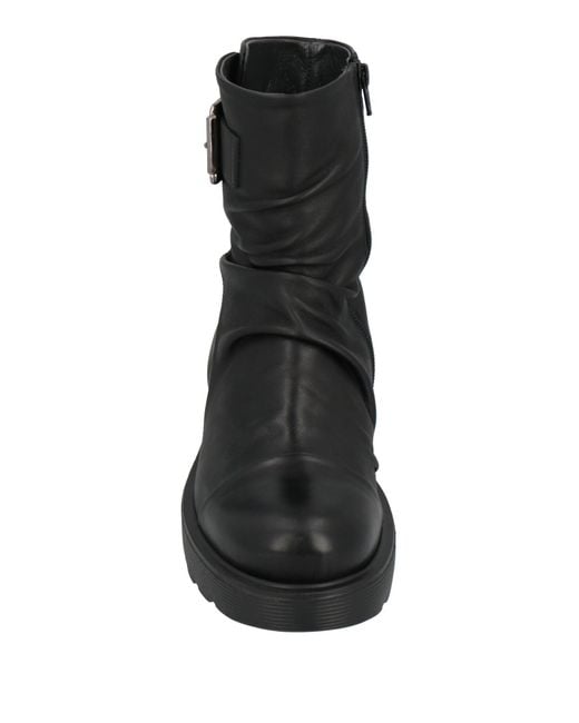 Ixos Black Ankle Boots