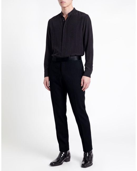 Tommy Hilfiger Black Pants Virgin Wool for men