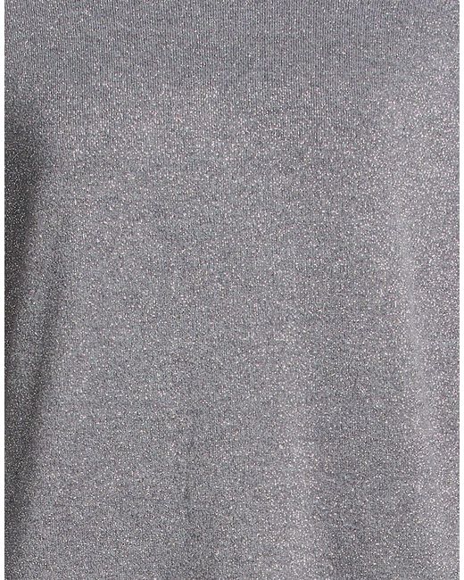 Sandro Ferrone Gray Sweater Viscose, Polyester, Polyamide