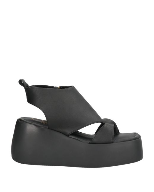 OA non-fashion Black Thong Sandal Calfskin