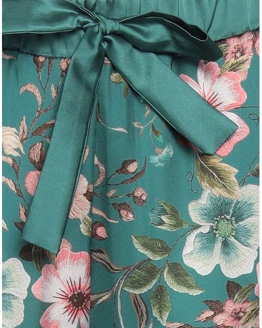 Liu Jo Green Emerald Pants Polyester