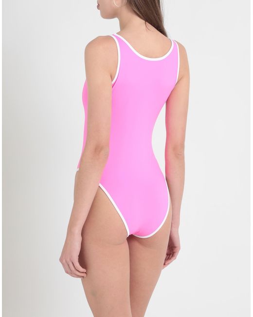 MSGM Pink One-piece Swimsuit