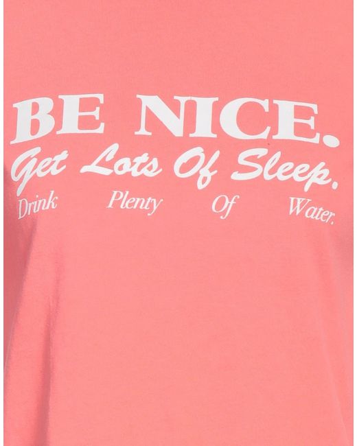 Sporty & Rich Pink T-Shirt Cotton