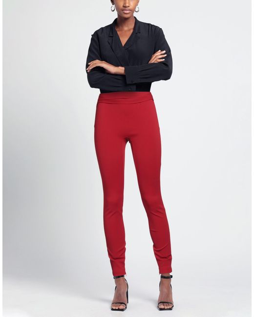 Dolce & Gabbana Red Leggings