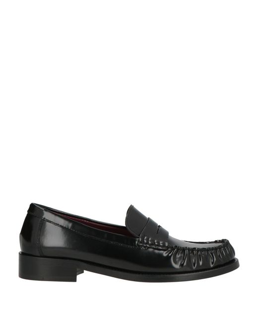 Paris Texas Black Loafers Calfskin