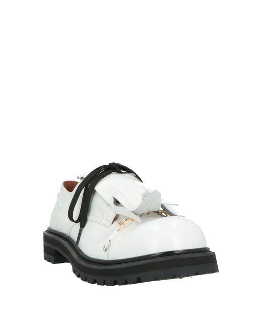 Marni White Lace-Up Shoes for men