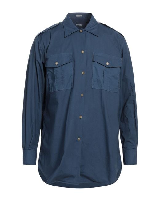 Massimo Alba Blue Shirt for men