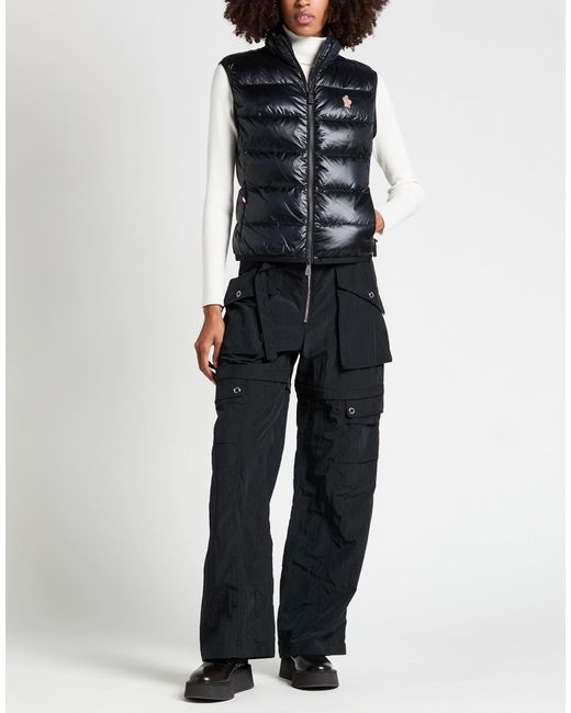 Moncler Black Vest Polyamide, Polyester, Elastane