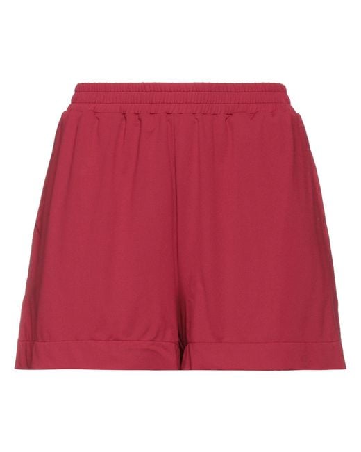 Fisico Red Shorts & Bermuda Shorts