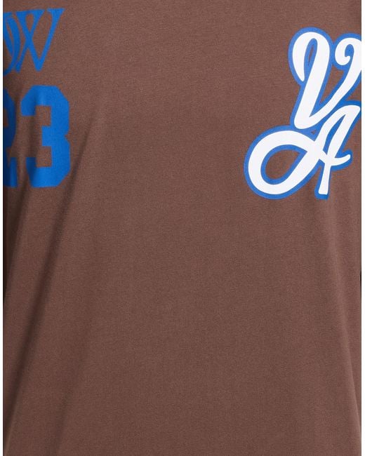Off-White c/o Virgil Abloh Brown T-Shirt for men