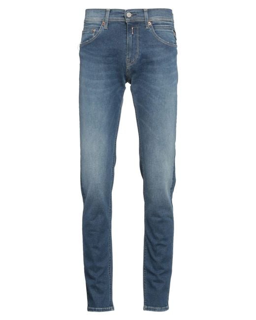 Replay Blue Jeans Cotton, Polyester, Elastane for men