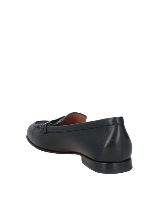Santoni Black Mokassin