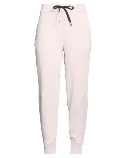 On Shoes Pink Pants Polyester, Lyocell, Elastane