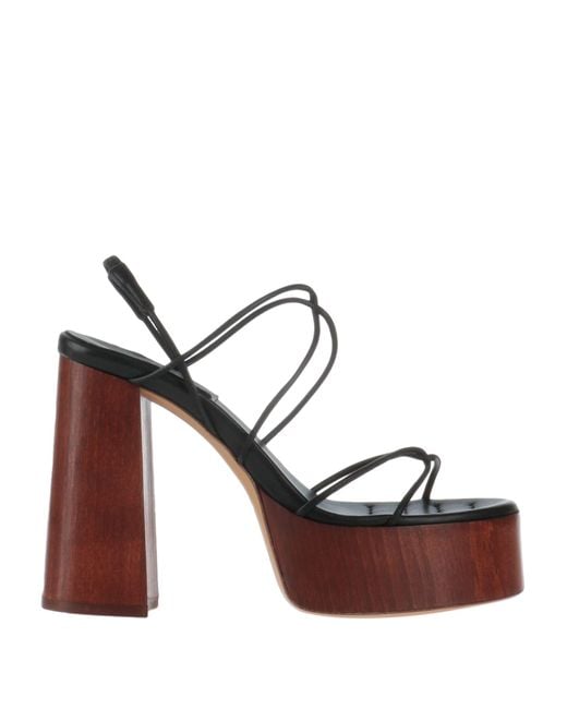 GIA RHW Black Sandals