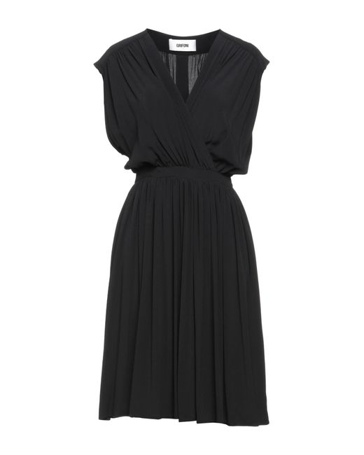Grifoni Black Midi-Kleid