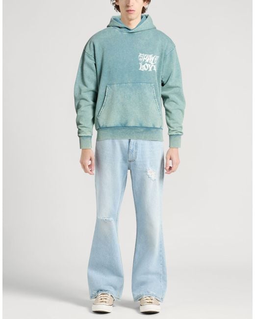 ENTERPRISE JAPAN Blue Sweatshirts for men
