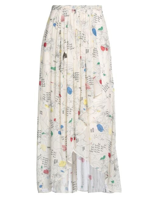 Isabel Marant White Midi Skirt
