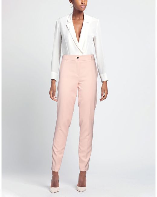 Kocca Pink Pants Polyester, Elastane
