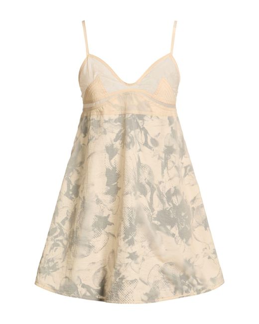 Low Classic Natural Mini Dresses