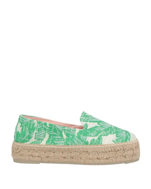 Manebí Green Espadrilles Cotton