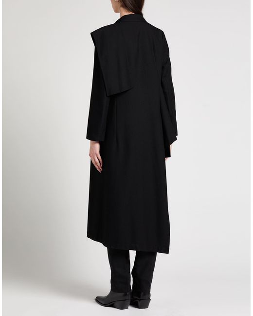 Sobretodo y gabardina Yohji Yamamoto de color Black
