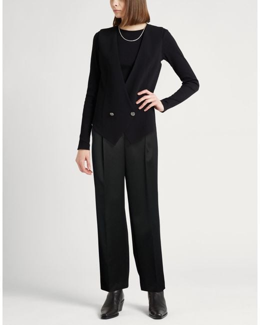 PT Torino Black Pants Virgin Wool