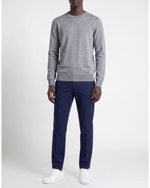 Corneliani Gray Sweater Virgin Wool for men