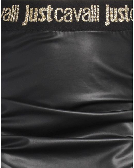 Just Cavalli Black Midi Skirt