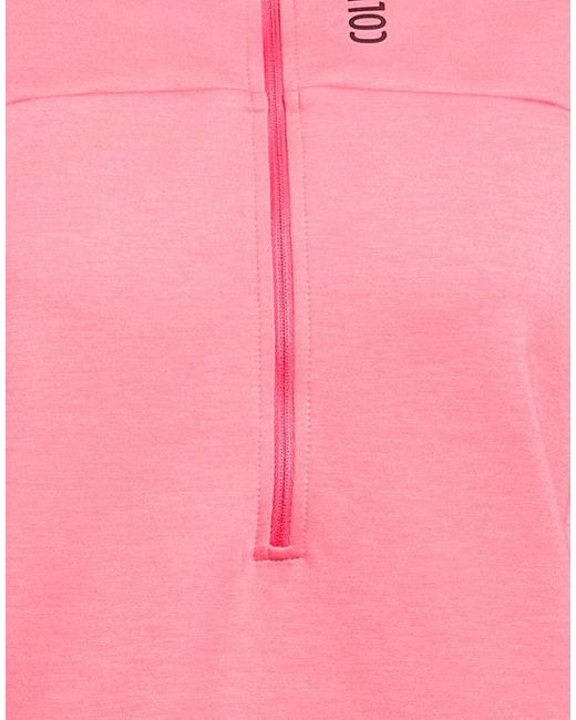 Colmar Pink Sweatshirt Polyester, Elastane