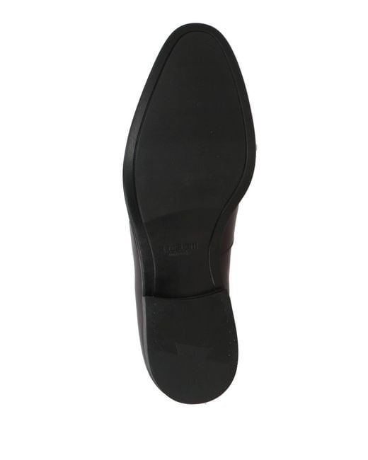 Testoni Gray Loafers Leather for men
