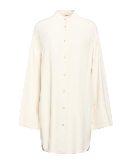 Agnona White Cream Shirt Wool