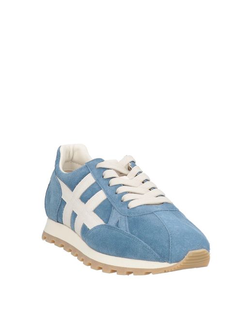 Hogan Blue Sneakers Leather