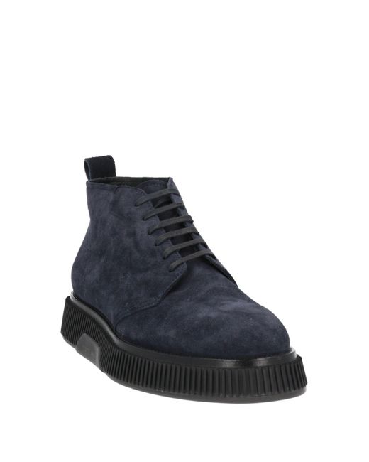 Giorgio Armani Blue Ankle Boots for men