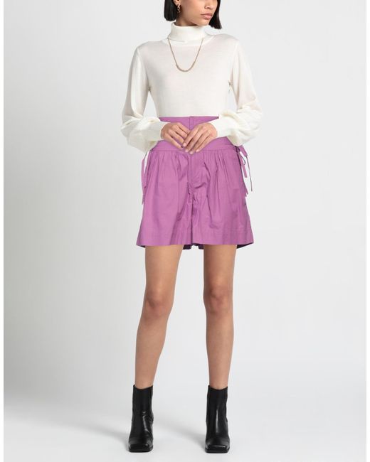 Isabel Marant Purple Shorts & Bermuda Shorts
