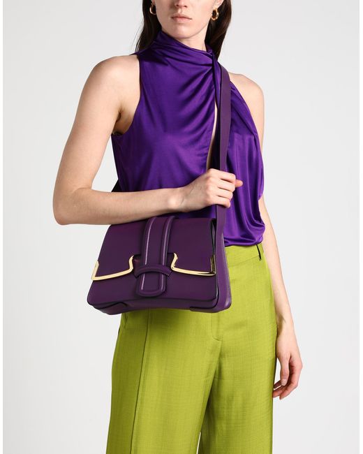 Alberta Ferretti Purple Cross-body Bag