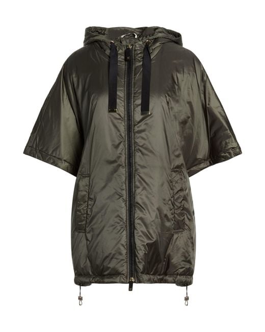Max Mara Green Dark Puffer Polyester