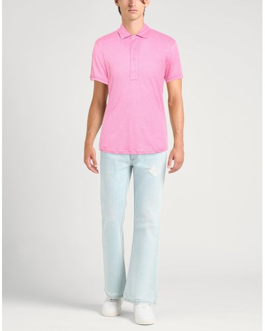 Polo di Orlebar Brown in Pink da Uomo